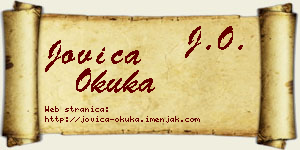 Jovica Okuka vizit kartica